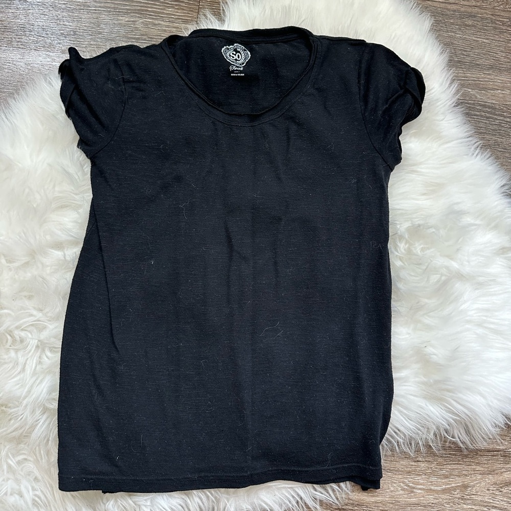 *REMOVING JULY 31st* SO Black Short Sleeve Women's Tee
